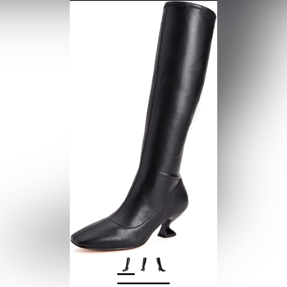 Katy perry collections knee high leather boots size 9